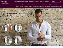 Tablet Screenshot of hooversjewelers.com